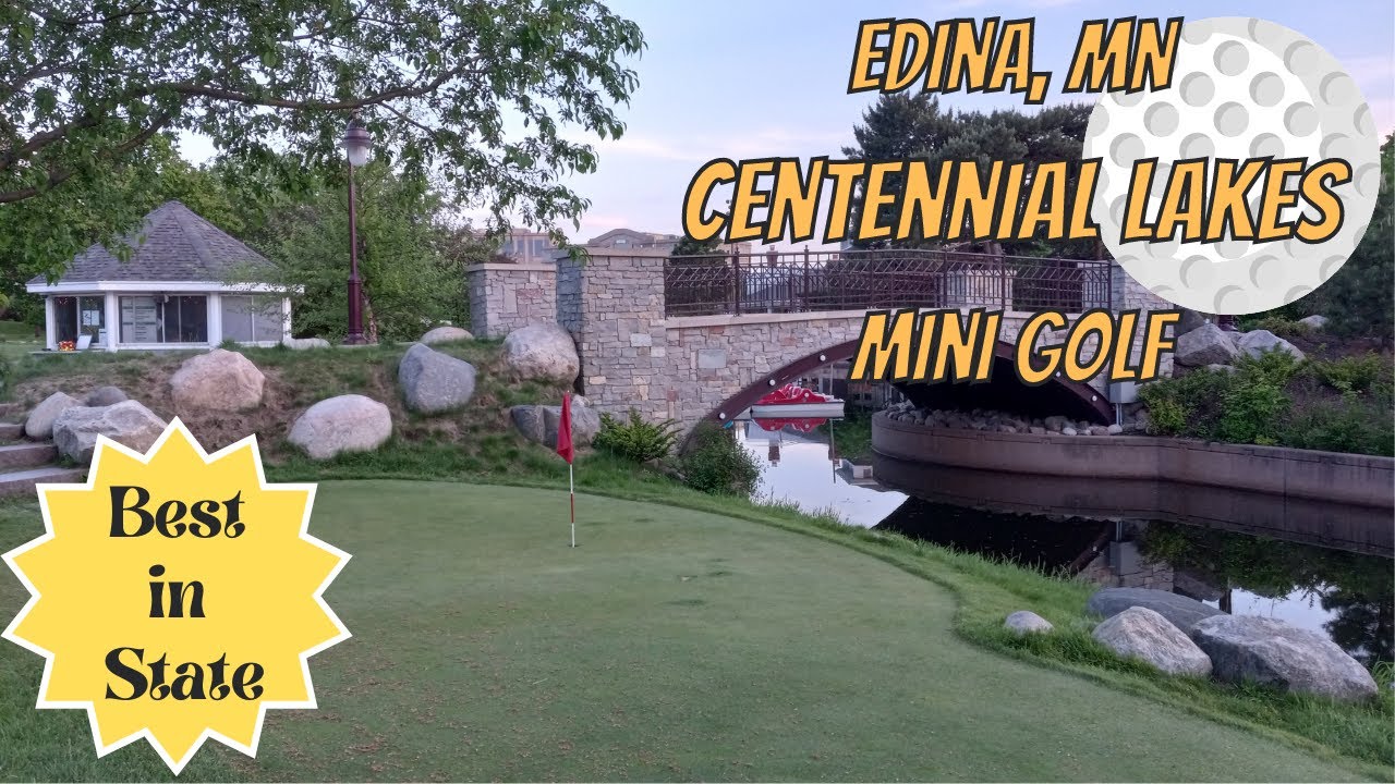 Road Trip to Centennial Lakes Park in Edina MN, Best Mini Golf Course in Minnesota!