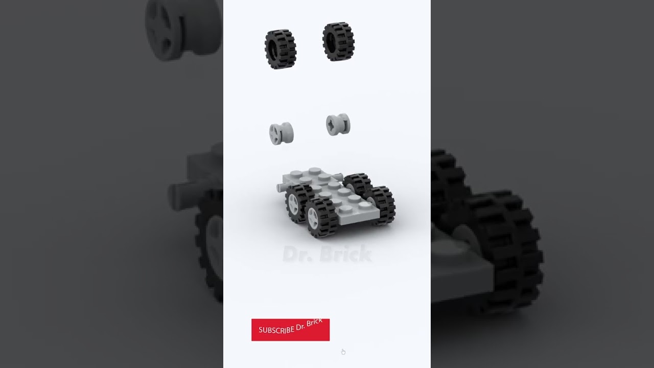 Affordable LEGO Armored Vehicle Building Animation