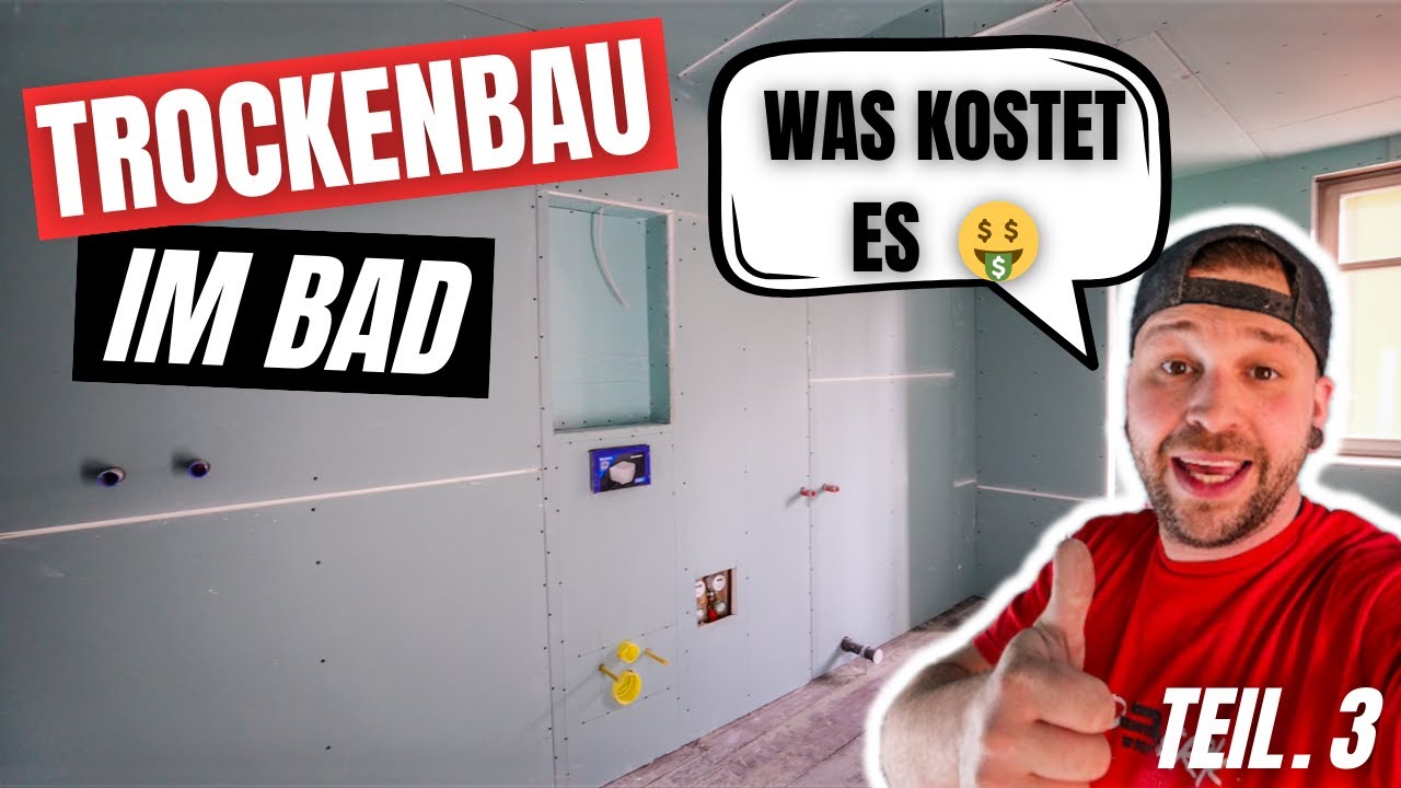 TROCKENBAU im Bad ⎜KOSTEN 🤑