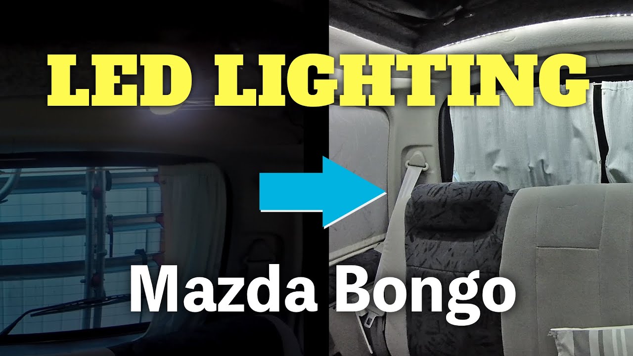 Mazda Bongo LED light strip Installation | Campervan Lighting