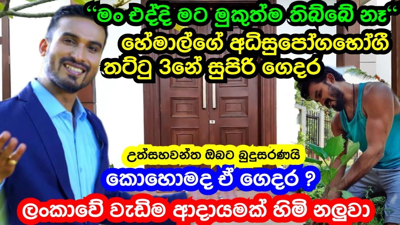 Srilankan Super Star Hemal Ranasinghe's High Luxury 3Stairs House 🏘️ Congratulations ❤️