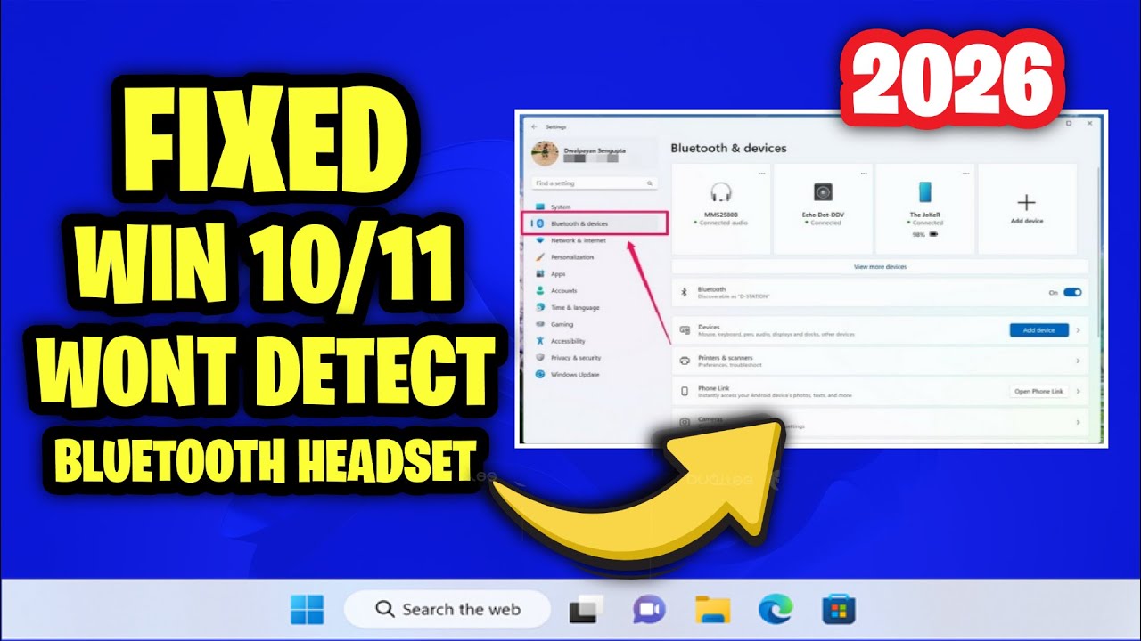 Fix Headset Mic Not Working & Headphone Not Detected in Windows 11
