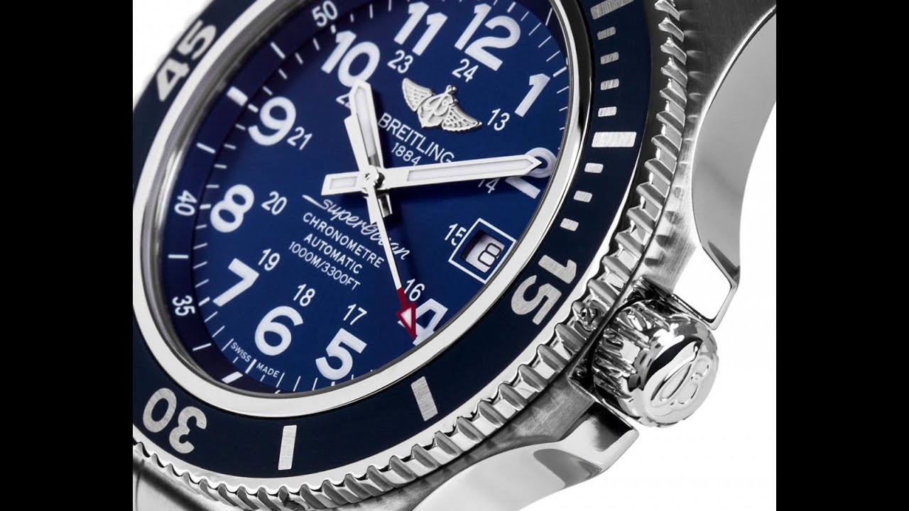 BREITLING SUPEROCEAN II 44mm. BLUE (2018).