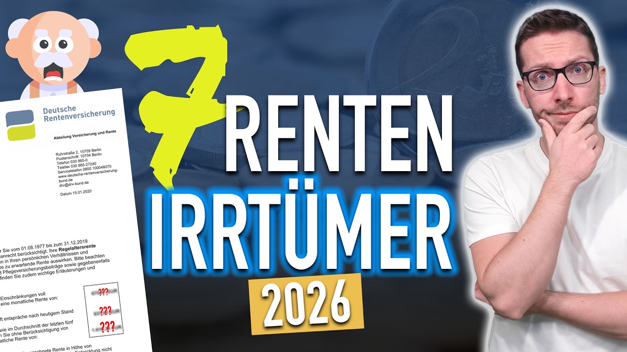 ACHTUNG: 7 Rentenirrtümer 2026 😳 Steuern, Rentenhöhe & Co.