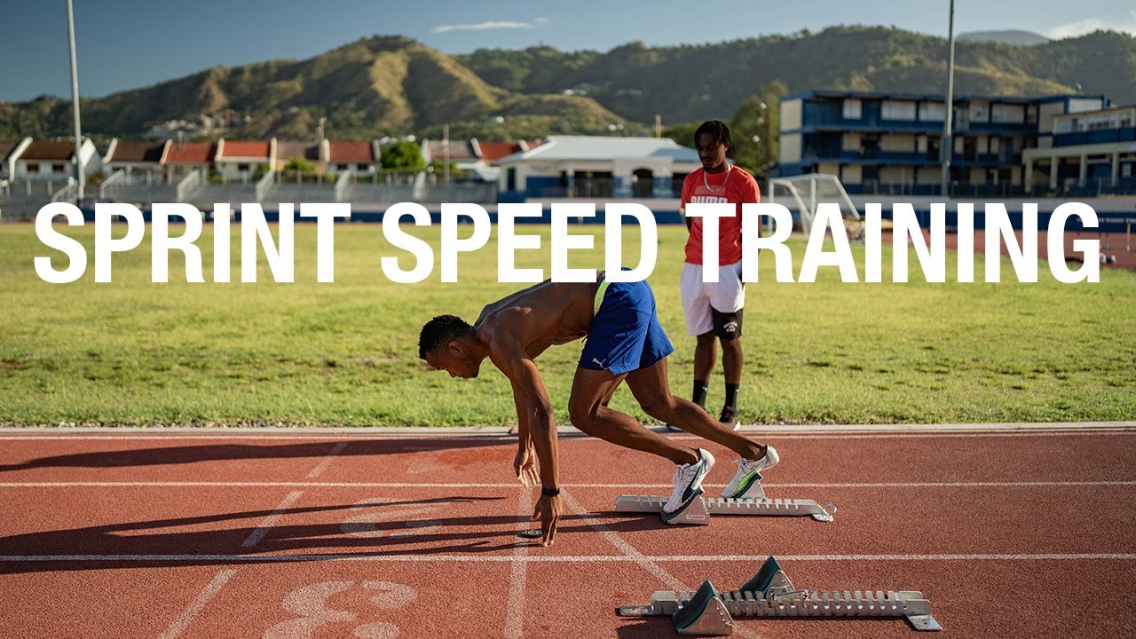 Working on sprint speed and technique 🚀