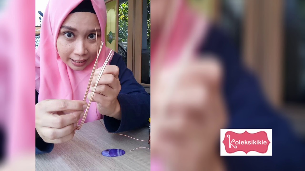 #bikin2pagi2 Video Tutorial Cara membuat bros dari Batu Tanpa Lubang