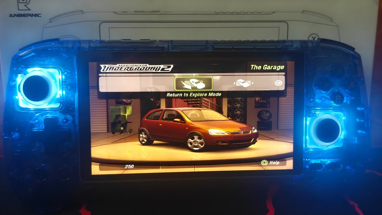 Anbernic RG556 - NFS Underground 2 - on playable setting
