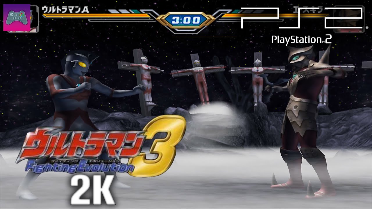 Ultraman Fighting Evolution 3 (PS2) - Full Story Mode Longplay Walkthrough No Commentary [2k 60FPS]