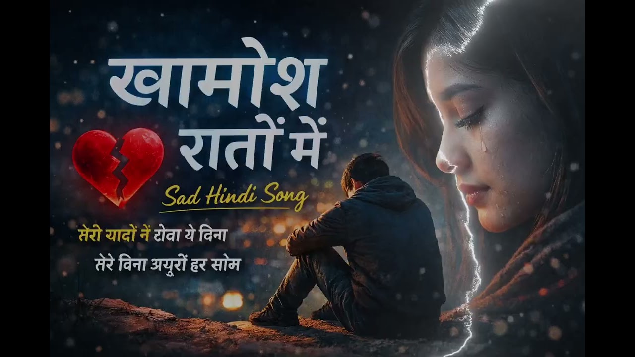 Khamosh Raaton Mein 💔 New Sad Song | Very Heart Touching Hindi Sad Song | Broken Heart Song 2026