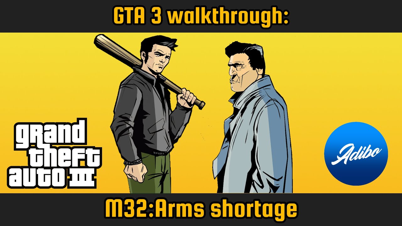 Claude and phil defend an army depot from the colombian cartel thugs.GTA 3 walkthrough