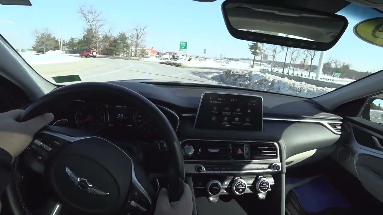 Обзор Genesis G70 2.0T Elite 2019 года от первого лица