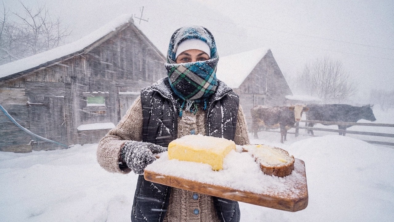 She Makes Butter on a Wood Stove — A Tradition Older Than St. Patrick's Day