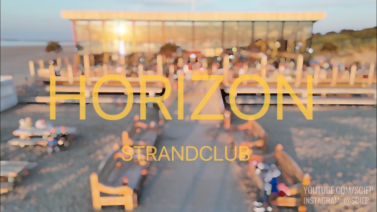 Strandclub Horizon, Renesse, Zeeland, The Netherlands - DJI mini 4 Pro 4K drone footage