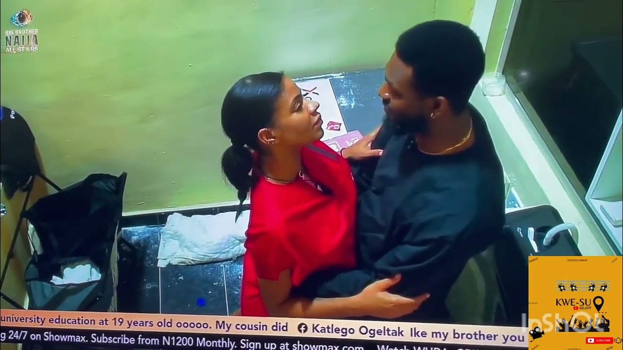 ADEKUNLE AND VENITA SHARE THEIR FIRST K!SS