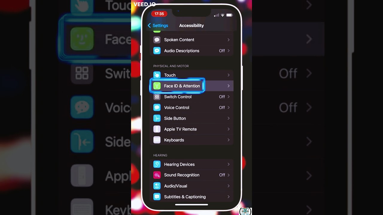 #iphone #Activate require Attention for face id #viral