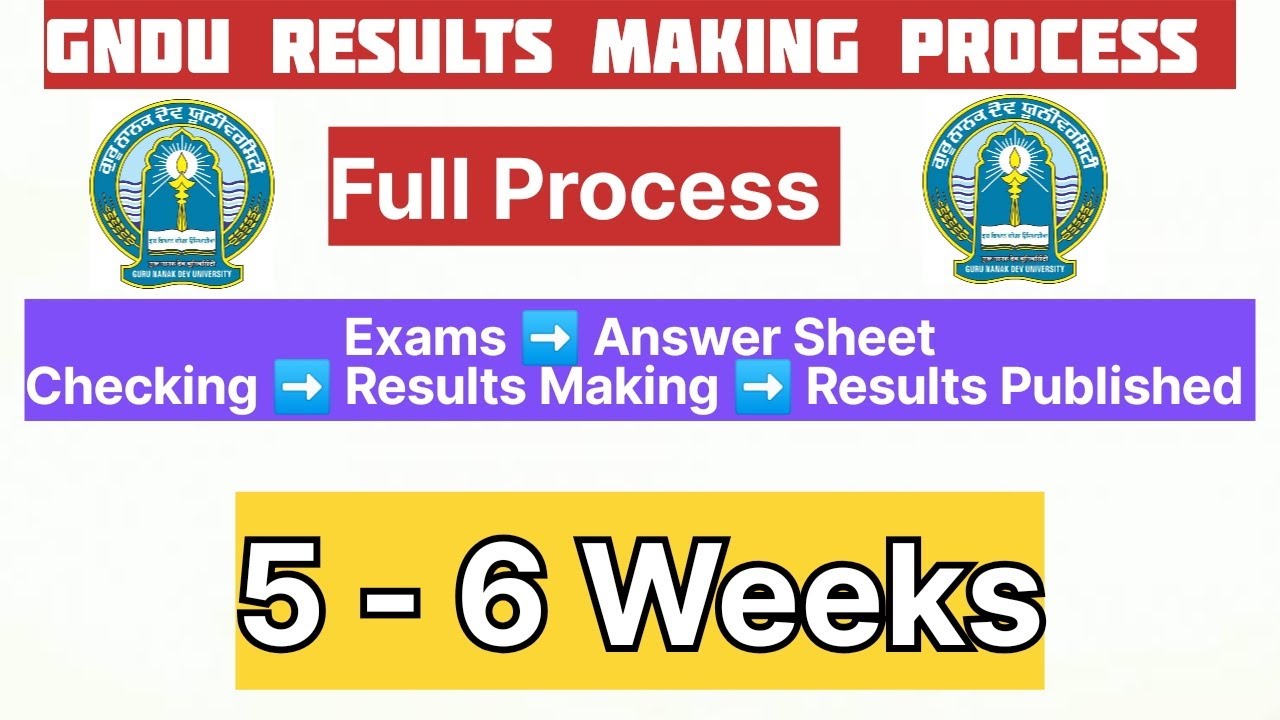 GNDU Results Making Process || Gndu Exams - Answer Sheet Checking Full Process || Gndu Exams Results