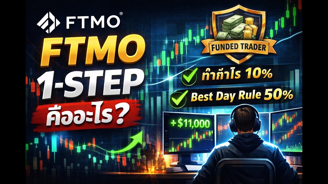 FTMO ผ่านได้ในรอบเดียว 1-Step