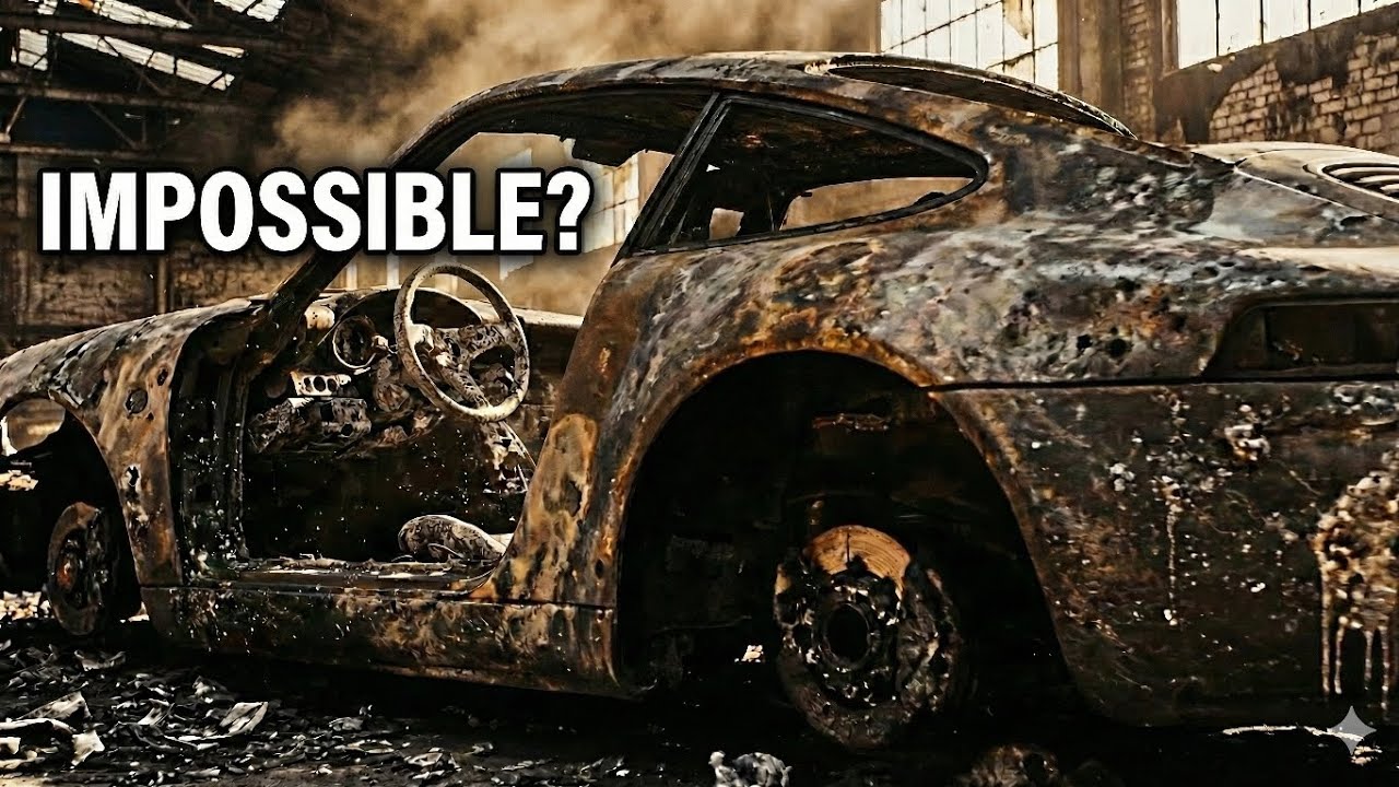 We Found a Burnt Porsche 911 for $500… Then Restored It | ASMR Car Restoration