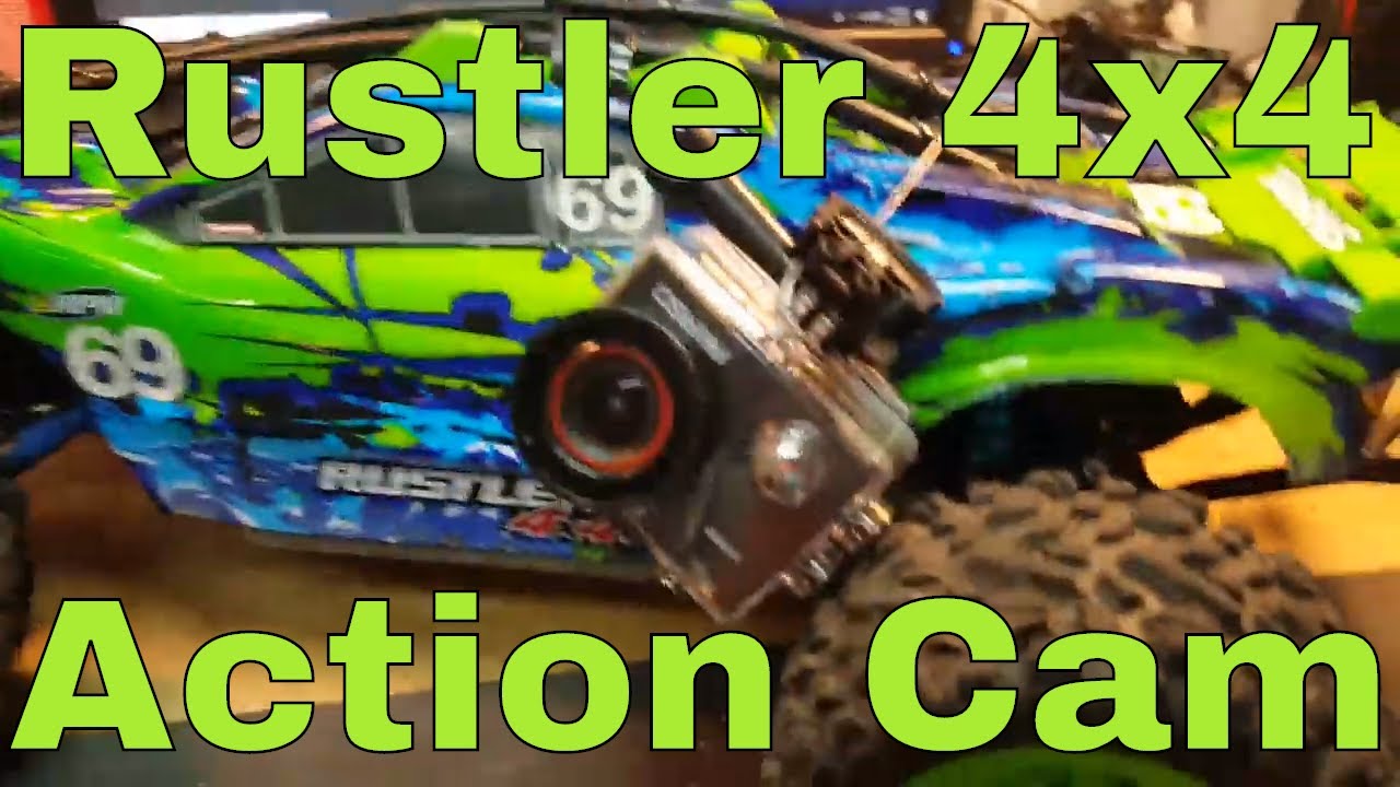Traxxas Rustler 4x4 VXL #19 - FPV Action Cam Prototype, Tether Lock Invention, Bonus Video, RC Cars