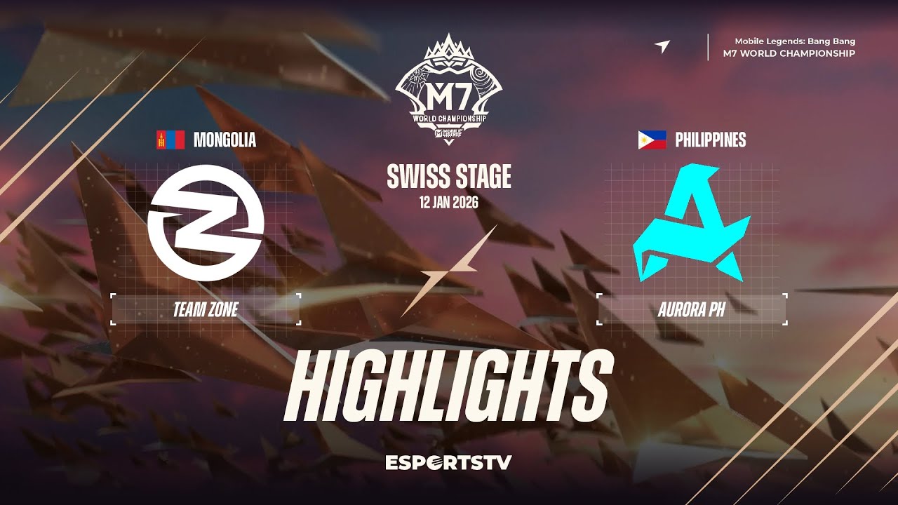 Team Zone vs Aurora Gaming PH HIGHLIGHTS M7 World Championship | RORA VS Z1 ESPORTSTV
