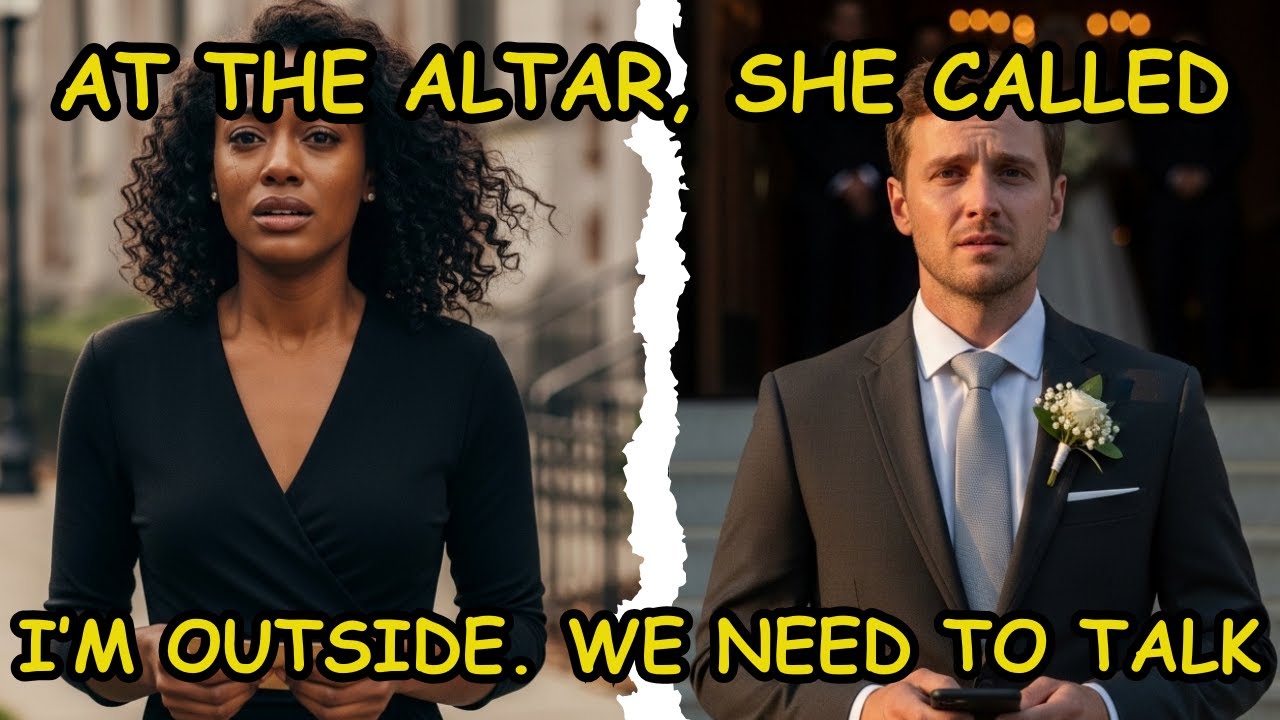 AT THE ALTAR, HIS PHONE BUZZED ONCE—HER NAME WAS THE LAST ONE HE EXPECTED TO SEE TODAY