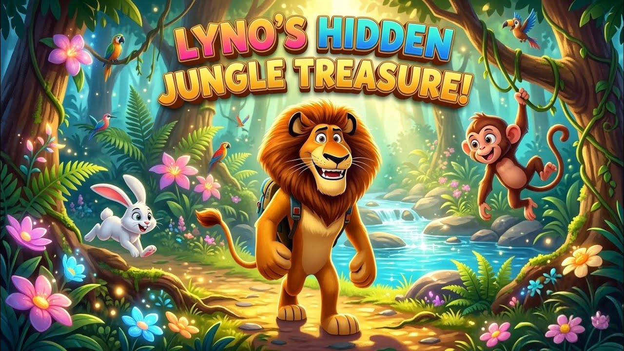 Epic Jungle Adventure with Lyno 🦁 | Fun Cartoon for Kids & Adults!