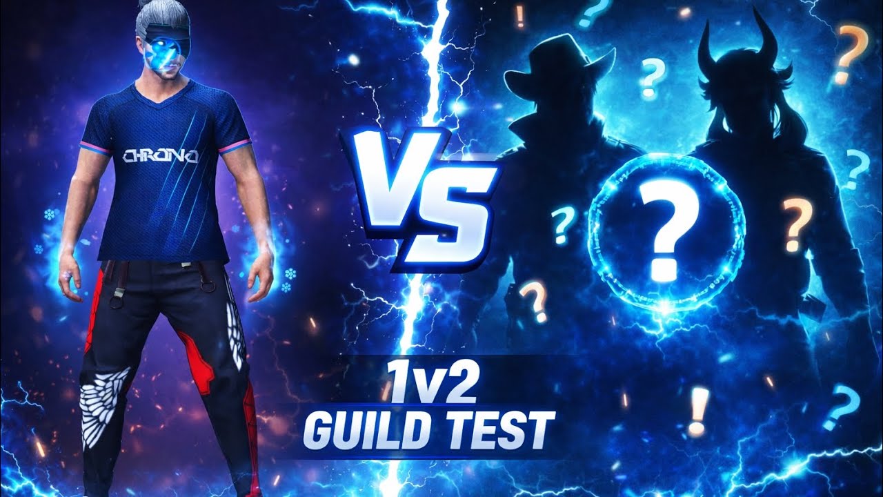 🔥 1vs2 CUSTOM MATCH 😱 | GUILD TEST | INSANE CLUTCH WIN | #freefire #gameplay #1vs2 #trending 