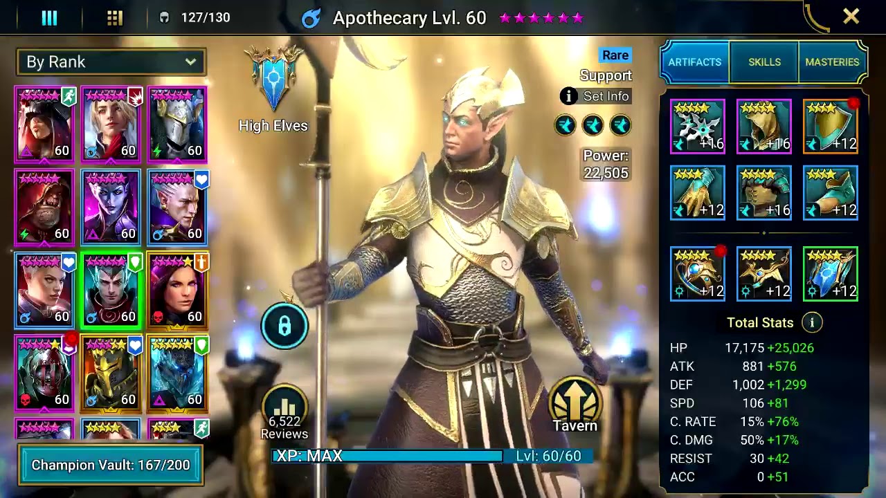 Raid Shadow Legends - uzupełnienie poradnika (kłódki, książki, sprzęt)
