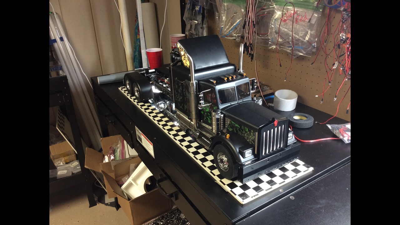Black sterling custom r/c truck