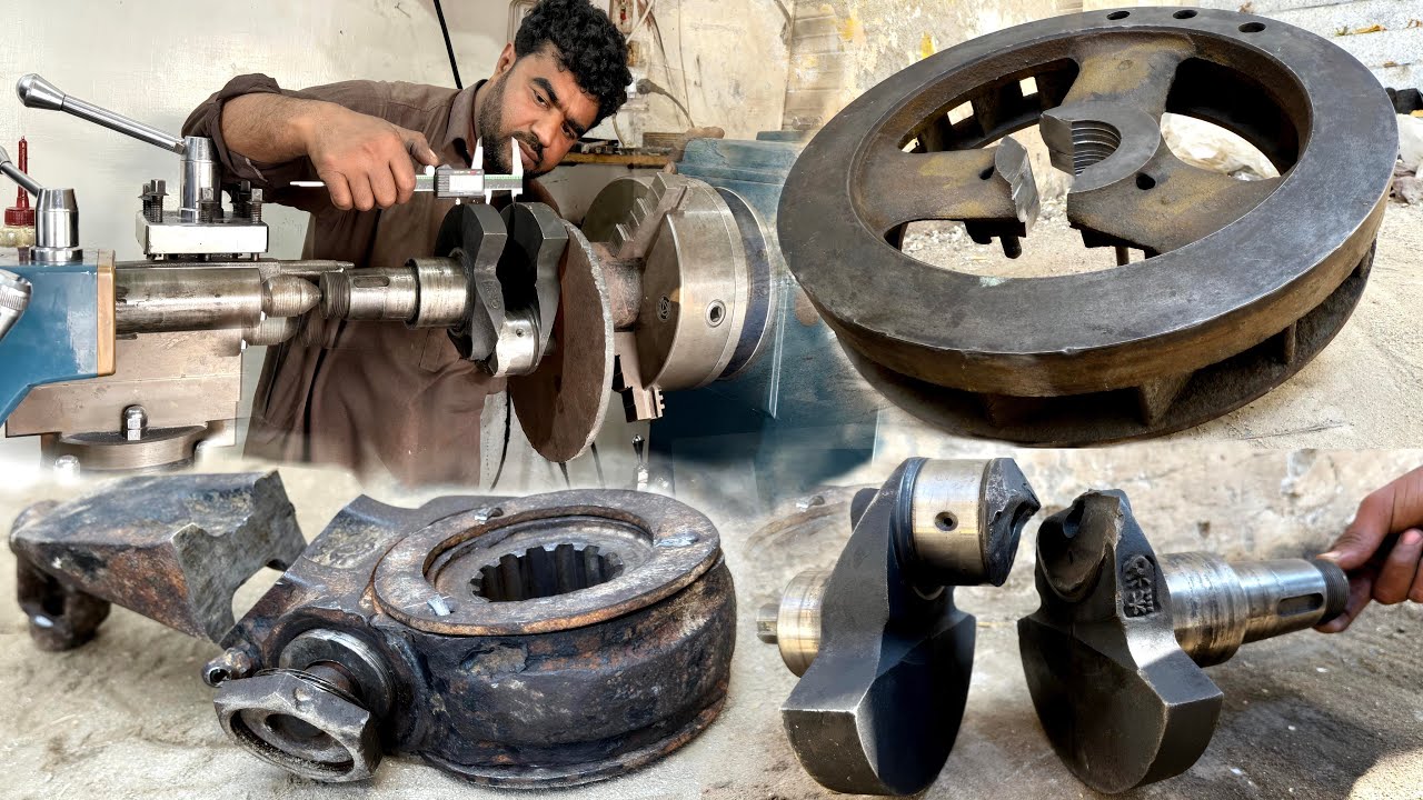 3 Completely Destroyed Mechanical Parts Repaired by Genious Mechanic Using Pure Skill and Experience