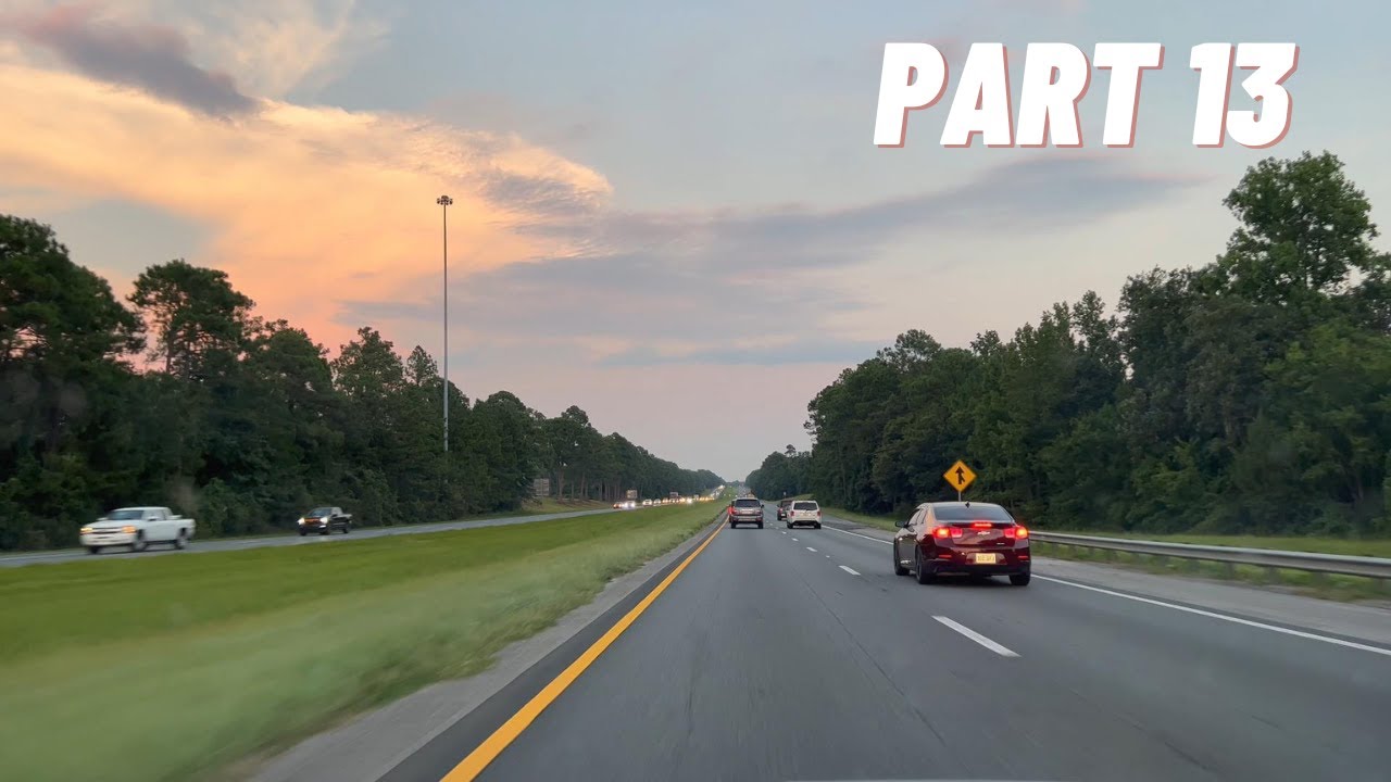 Driving from San Diego California to Miami Florida | Part 13 - Slidell, LA to Defuniak Springs, FL