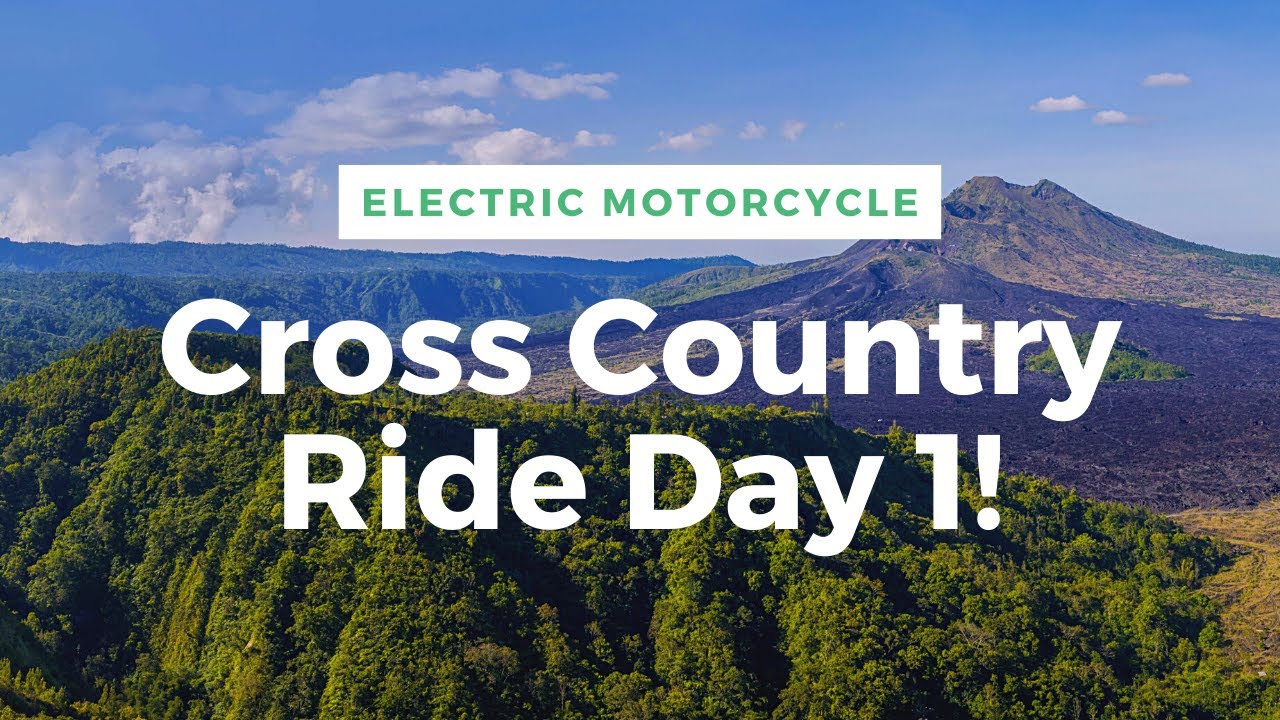 Energica Eva Ribelle Day 1 of Cross Country Motorcycle Tour VLOG