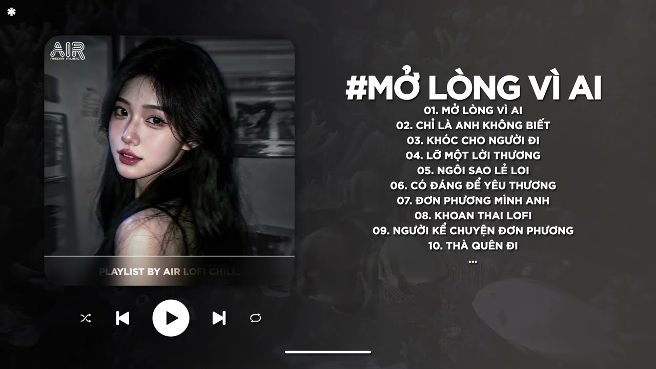Mở Lòng Vì Ai Lofi - Đôi Mắt Em Không Thể Chối Dù Đôi Môi Em Cố Gắng - Nhạc Chill Triệu View 2026