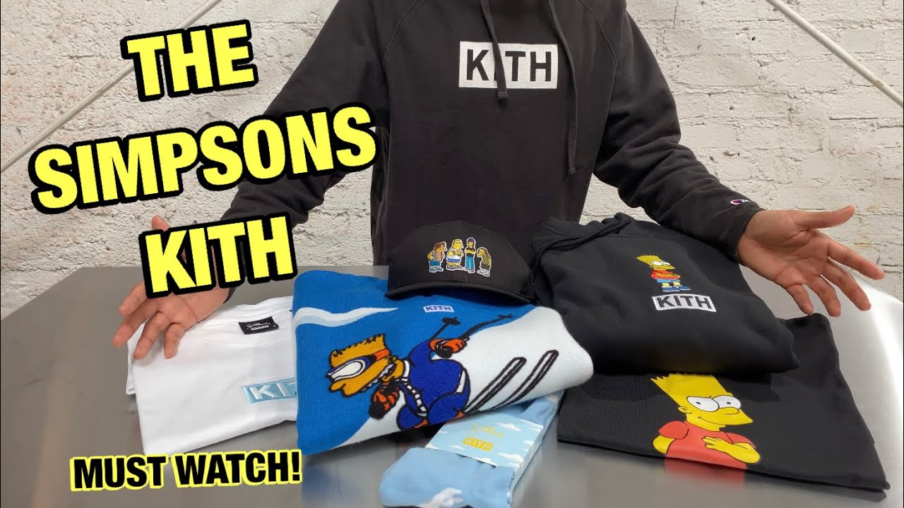 KITH X THE SIMPSONS * Best items of the collection! Must watch!
