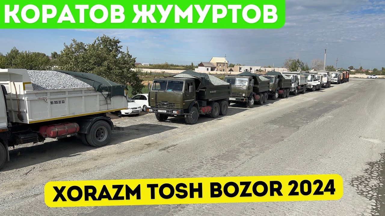 Xorazm tosh bozor narxlari | 6 sentabr 2024 yil | УРГАНЧ ТОШ БОЗОР
