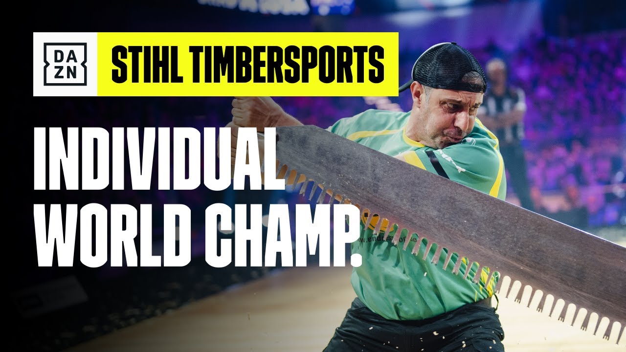 Brad De Losa 🇦🇺 incoronato: è lui il migliore atleta taglialegna al mondo | STIHL Timbesports | DAZN