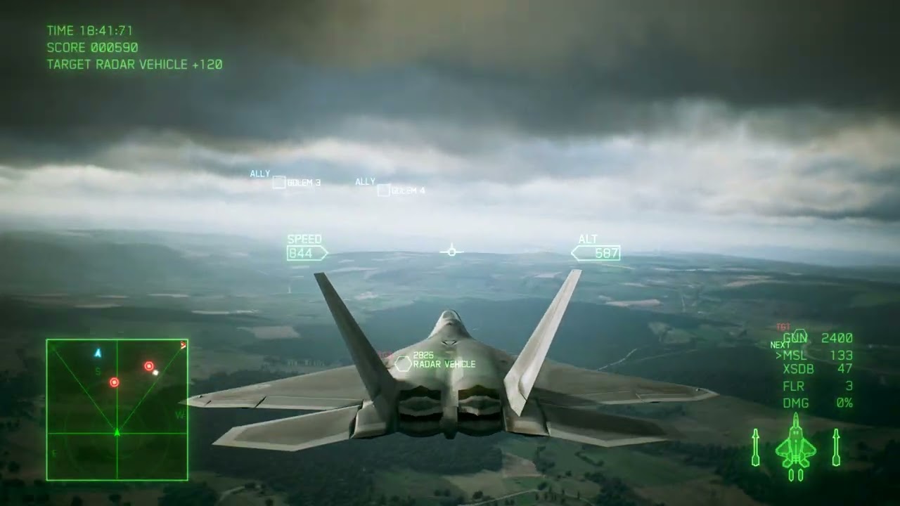 ACE COMBAT 7 [2k 60fps No Commentary Walkthrough] Mission 2: Operation Eastern Wind