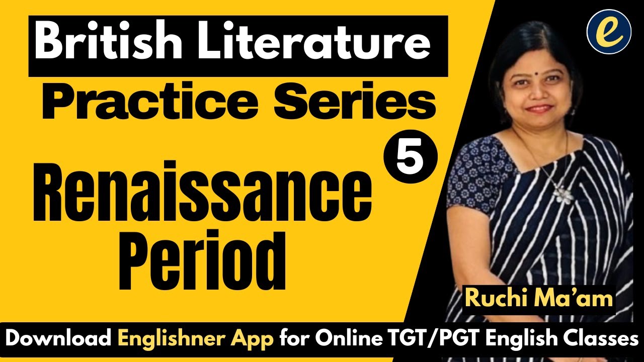 MCQs on Renaissance Period | British Literature Practice Series by Ruchi Ma'am 