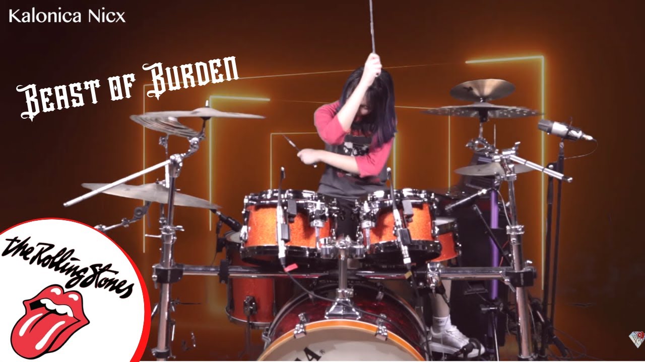 The Rolling Stones - Beast Of Burden | Drum cover by Kalonica Nicx