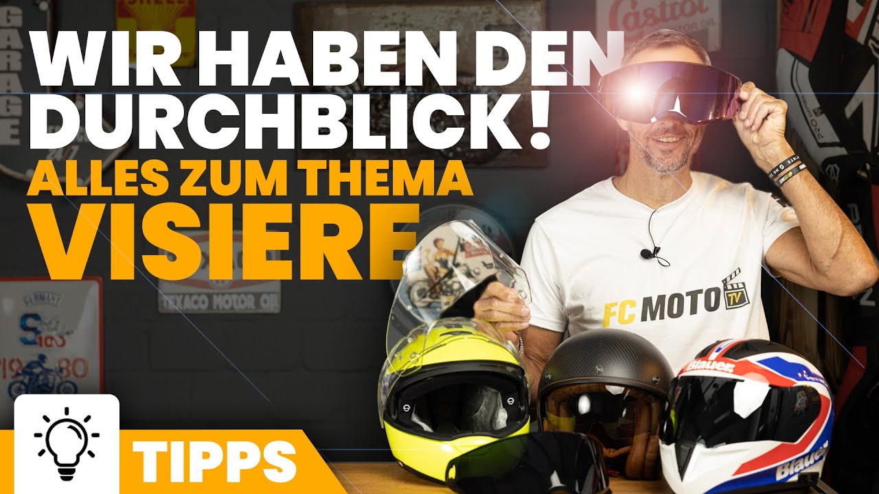 Motorradhelm Visiere im Überblick