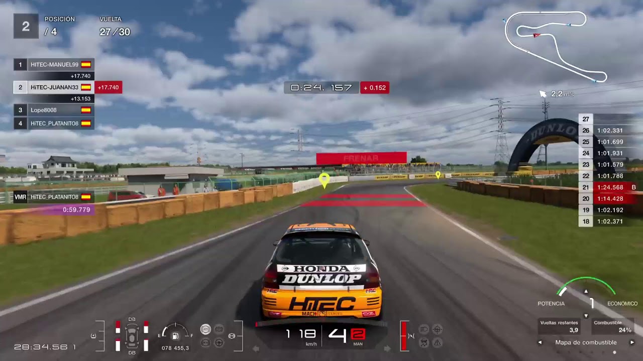 🦎TV 2622|GRAN TURISMO7|🛠️ENTRENANDO PROXIMA CARRERA DEL EQUIPO|🚗HONDA CIVIC|🇯🇵TSUKUBA