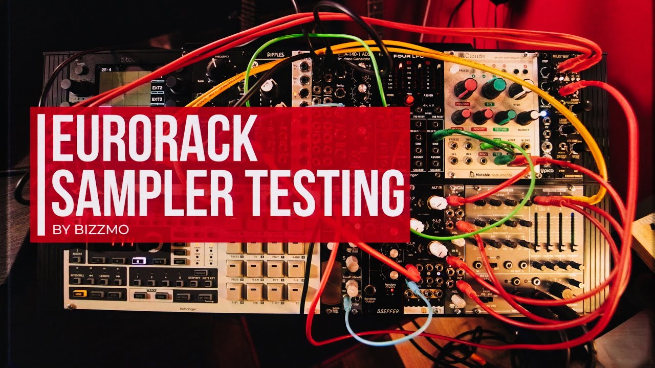 Eurorack Groovebox Build & Jam - Bitbox MK2, RS-9, Clouds & Erica VCO