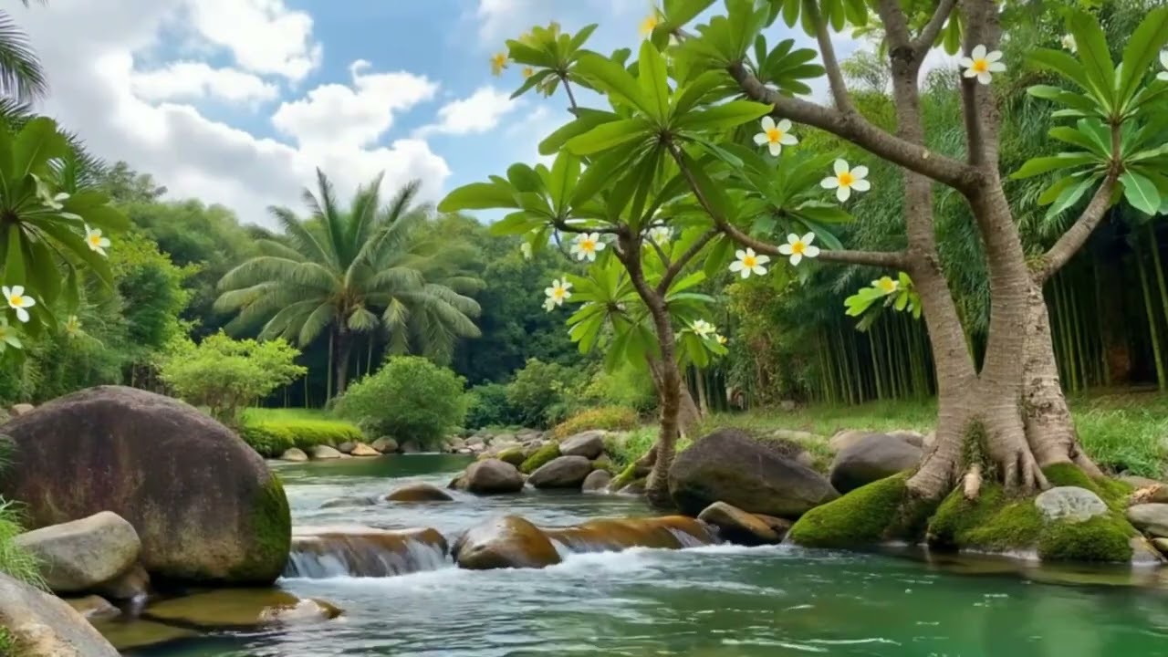 Can’t Sleep? Escape to a Peaceful River in the Forest Tonight