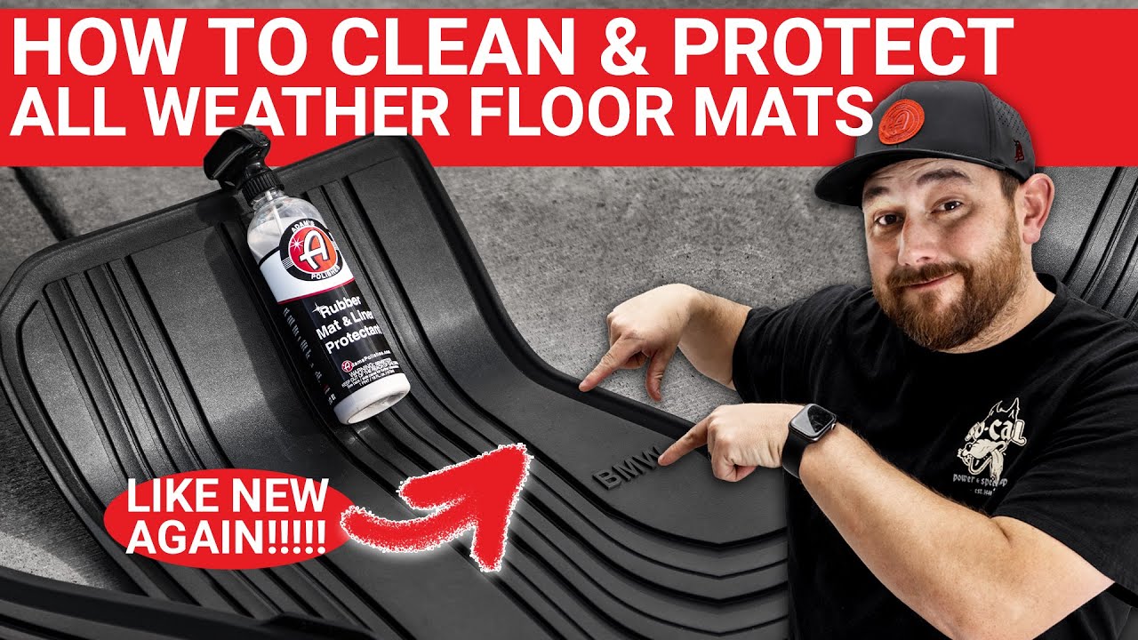 How To Clean And Protect All Weather Floor Mats Video