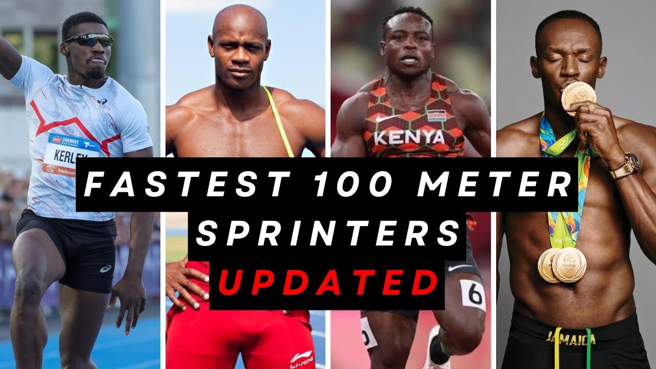 Top 10 Fastest Sprinters In The World | 100m Dash World Records 2025