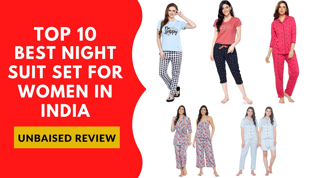 Best night suit set for women in India | Best Nightwear Brands In India |  NightWear For Women