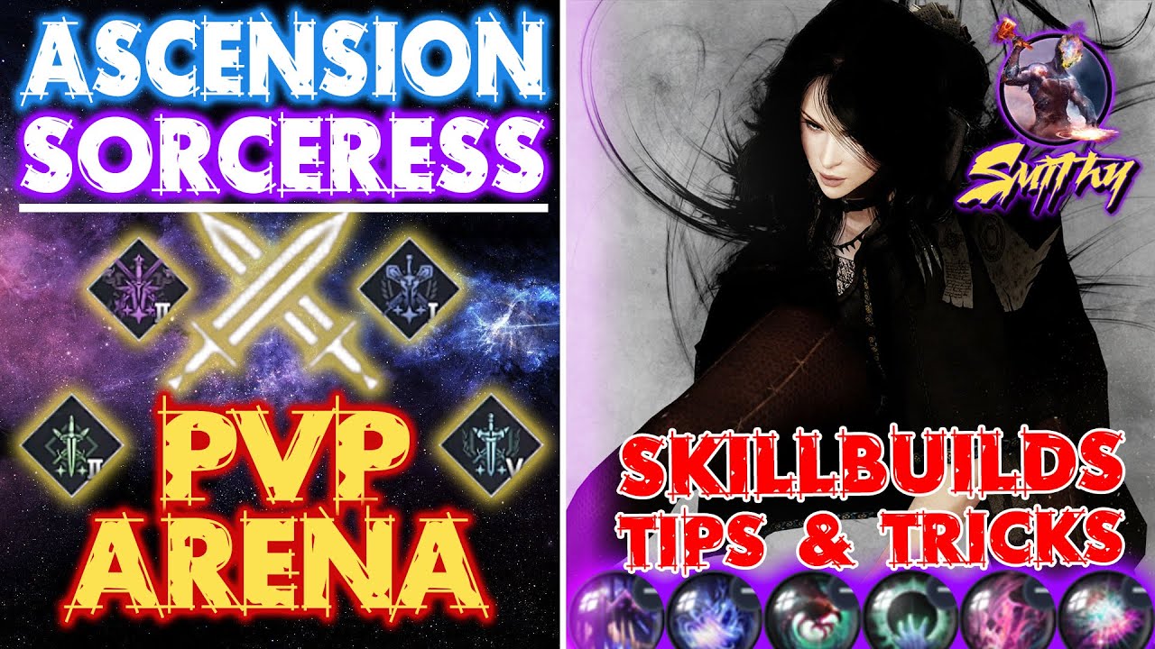 ⚔️Ascension Sorceress (Raven) - Arena PVP - Black Desert Mobile Global by Smithy + Skillbuild