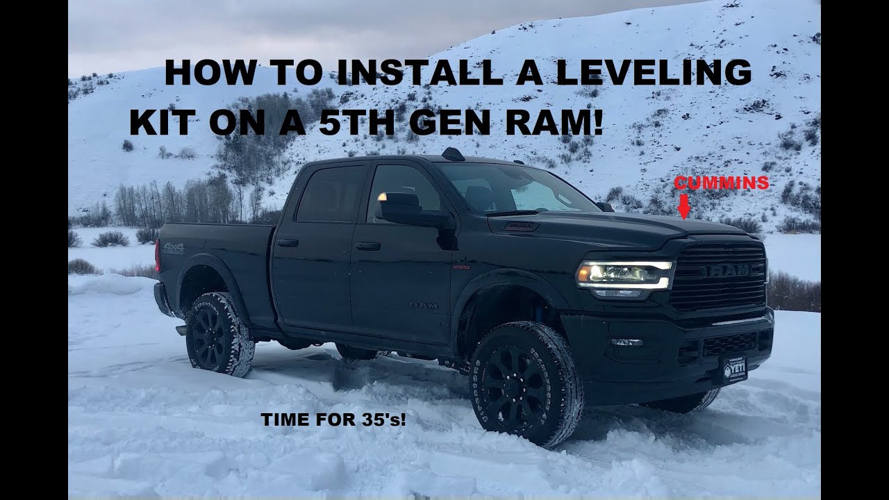 Как установить комплект для выравнивания подвески Superlift на Ram 2500 Cummins 2020 года выпуска
