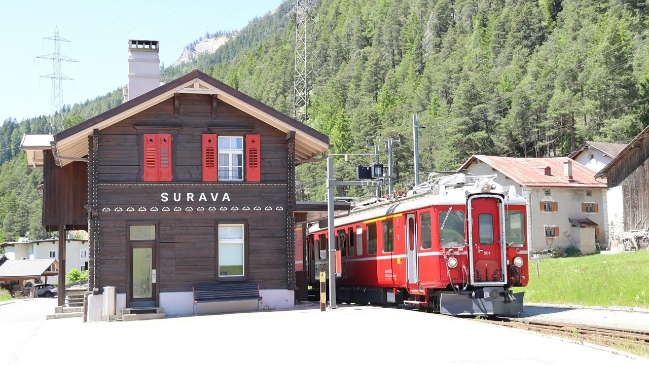 RhB/Historic, 1.Fahrt Erlebniszug Albula mit TW 501 (Fliegender Rhätier), + Plandienst, 31.05 2025