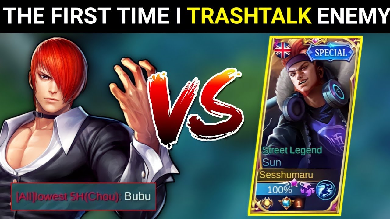 I COMPLETELY DESTROYED THIS TRASHTALKER CHOU IN RANK! | SUPREME NO.1 SUN - MLBB